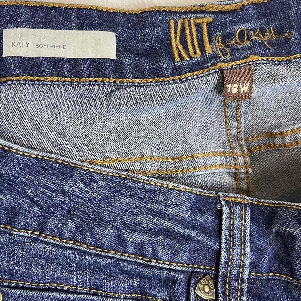 Kut From the Kloth Katy Boyfriend jeans 16 W - Picture 8 of 10